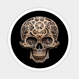 Clockwork Skull Magnet